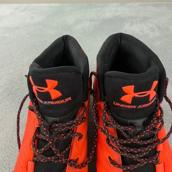 Under Armour Curry 3 Bolt Orange Athletic Shoes Mens Size 13
